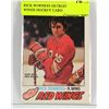 Image 1 : RICK BOWNESS DETROIT RED WINGS HOCKEY CARD