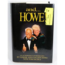 GORDIE HOWE SIGNED BOOK.