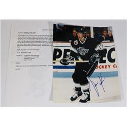 JARI KURRI AUTOGRAPHED 8X10 PICTURE.