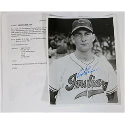 BOB LEMON AUTOGRAPHED 8X10 PICTURE.