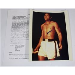 MUHAMMAD ALI BOXER AUTOGRAPH 8X10 PICTURE.
