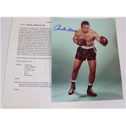 ARCHIE MOORE BOXER AUTOGRAPH 8X10 PICTURE.