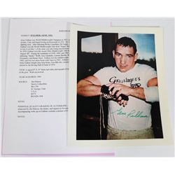 GENE FULLMER BOXER AUTOGRAPH 8X10 PICTURE.