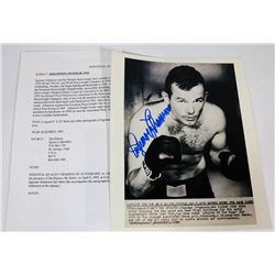 OLYMPIC BOXER  INGEMAR JOHANSSON AUTOGRAPH 8X10