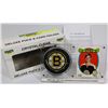 Image 1 : BOBBY ORR SIGNED HOCKEY PUCK FRAMED.