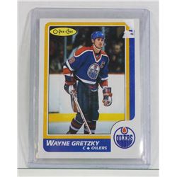 1986 WAYNE GRETZKY HOCKEY CARD.