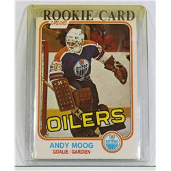 1981 ANDY MOOG ROOKIE CARD.