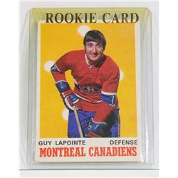 1970 GUY LAPOINTE ROOKIE CARD.