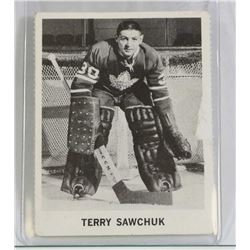 1965 TERRY SAWCHUK COCA COLA CARD.
