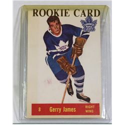 1956 GERRY JAMES ROOKIE CARD.