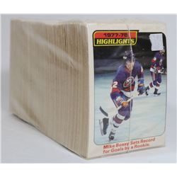 COMPLETE 1977-78 OPEECHEE HOCKEY CARD SET WITH