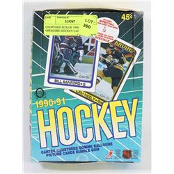 UNOPENED BOX OF 1990-91 OPEECHEE HOCKEY CARD