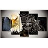 Image 1 : NEW 5PC FRAMED HARLEY DAVIDSON EAGLE SHOWHOME