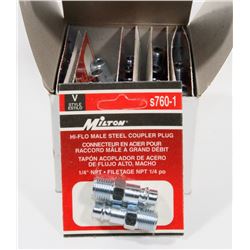 PACK OF 20 HI FLO AIR CHUCK FITTINGS