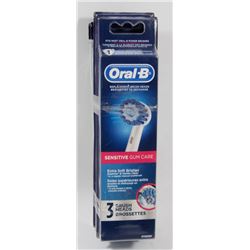 4 PACKS OF 3 ORAL B ELECTRIC BRUSH REPLACEMENT