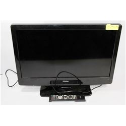 HAIER 24" LCD TV / MONITOR WITH REMOTE