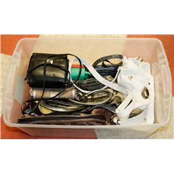 TOTE FULL OF BRAND NAME DESIGNER PURSES