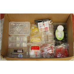 LOT OF GEL AND ACRYLIC NAIL CONTENTS