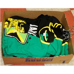 BOX OF JAMAICA T-SHIRTS MENS, VARIOUS SIZES