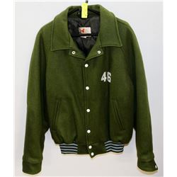 NEW SIZE 46 GREEN BOMBER JACKET.
