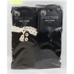 BAG OF ASSORTED SEDUCTIONS BOOT TOPPERS