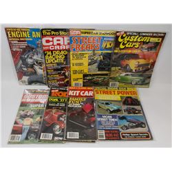 BUNDLE OF VINTAGE HOT ROD MAGAZINES