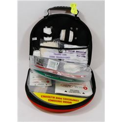 NEW RED FIRST AID KIT W/HANDLE - GENERAL,