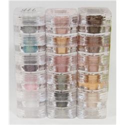 3 ASSORTED STACKS OF 5 MICABELLA NATURAL MINERAL