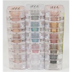 3 ASSORTED STACKS OF 5 MICABELLA NATURAL MINERAL