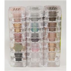 3 ASSORTED STACKS OF 5 MICABELLA NATURAL MINERAL