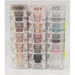 3 ASSORTED STACKS OF 5 MICABELLA NATURAL MINERAL