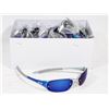Image 1 : BOX OF OAKLEY STYLE SILVER BLUE DESIGNER