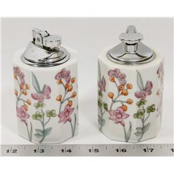 VINTAGE PAIR OF TALL LIGHTERS