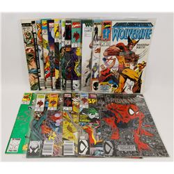 18 VINTAGE MARVEL ESTATE COMICS INCL SPIDERMAN VOL