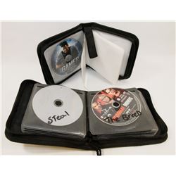 2 CD BINDERS OF ASSORTED DVDS