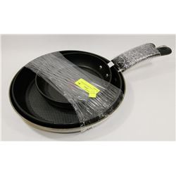 SET OF 3 T-FAL NON-STICK PANS - GENERAL,