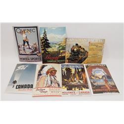 BUNDLE OF CP RAIL VINTAGE POST CARDS