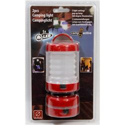 NEW! 2PCS LED CAMPING LIGHT - RED