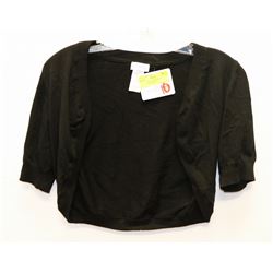 NEW BLACK ARIANNE HALF SWEATER SIZE SMALL