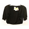 Image 1 : NEW BLACK ARIANNE HALF SWEATER SIZE SMALL