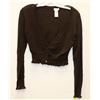 Image 1 : NEW BROWN ARIANNE HALF SWEATER SIZE SMALL