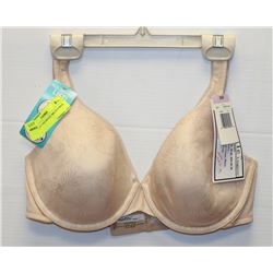 VAN ELLE 34D BEIGE  MICROFIBER BRA