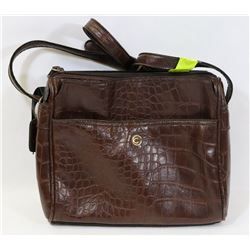 CORNELL BROWN LEATHER PURSE W/LONG