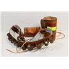 Image 1 : LEATHER-LIKE LIQUOR BELT.