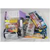 Image 1 : BAG OF VITAMINS AND ART SUPPLIES