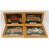 Image 1 : SET OF 4 ANTIQUE FRAMED CARS