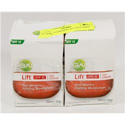 LOT OF 2 GARNIER LIFT SPF15 DAY CREAM