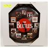 Image 1 : BEATLES BOTTLE CAP STYLE CLOCK.