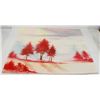 Image 1 : RED FOREST WILLIAM VERDUNT ART PIECE
