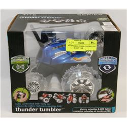 THE THUNDER TUMBLER SERIES 360 DEGREE RALLY CAR.